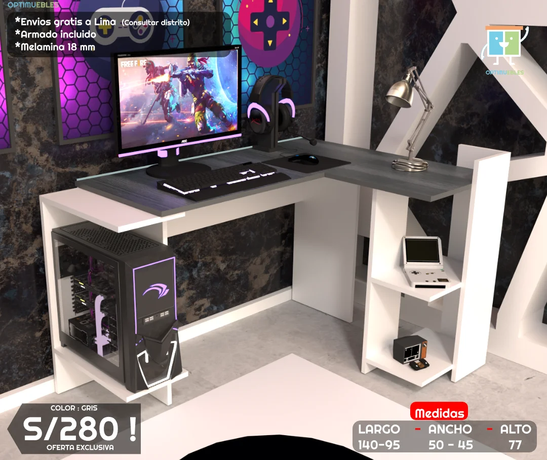 Nova Desk amplio y moderno